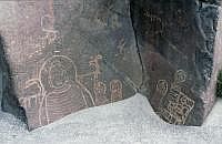 Chilas: Felsbilder am Indus - buddhistische Zeichnungen