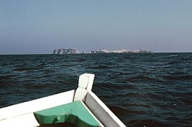 Islas Ballestas kommen in Sicht