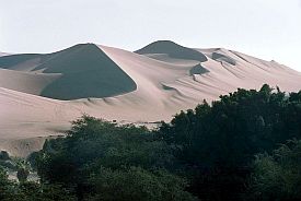 Dnen in der Oase Huacachina