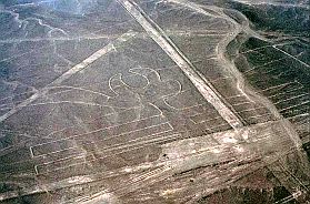 Nazca: Scharrbild 'Papagei'