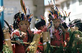 Cuzco: Umzug zum Inti Ramy Fest