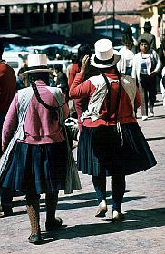 Cuzco: Indiofrauen auf dem Markt