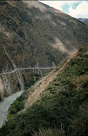 Schlucht bei Coroico