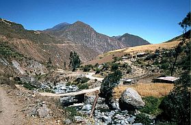 Gebirgslandschaft zwischen Casma und Huaraz