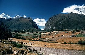 Durch Gletscher geformtes U-Tal