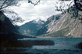 Laguna Llanganuco, ein Gletschersee im Huascaran-Nationalpark