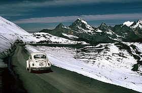 Unser VW im Schnee