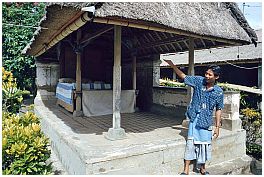 Hof im Dorf Batuan