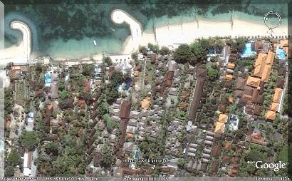 Sanur- Satellitenbild