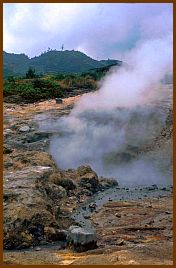 Dieng Plateau - vulkanische Aktivitt