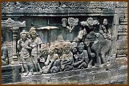Borobudur - Relief