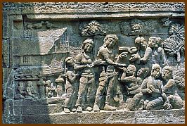 Borobudur - Relief