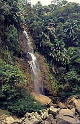 Wasserfall am Mahakam