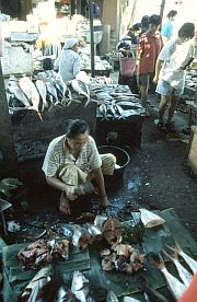 Auf dem Markt in Ampenan