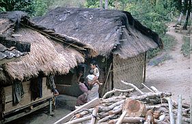 An einem kleinen Warung