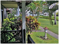 Mascot Hotel: Blick von meiner Veranda