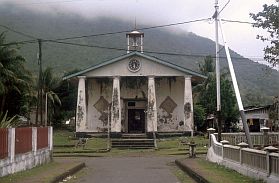 Banda Neira: zerstrte Kirche