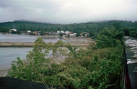 Blick von Fort Duurstede auf die Bucht von Saparua