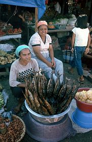 Ternate: Markt - Fischfrauen