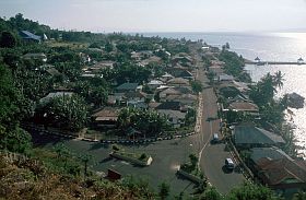 Tidore: Blick auf die Hauptstadt Soa Siu