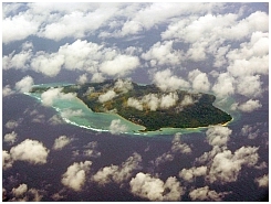 Luftaufnahme, vermutlich Tayandu