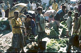 Markt in Kadelang