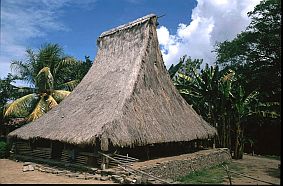 traditionelles Haus in Jopu