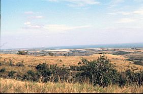 Landschaft auf dem Weg nach Mamboro
