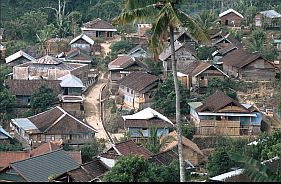 Blick auf Batu Dulang