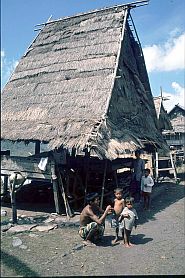 Traditionelles Haus in Sambori