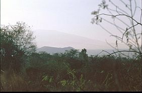 Der Tambora im Dunst