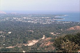 Blick auf die Bucht von Dili