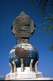 Statue Christo Rei von hinten