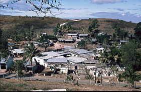 Blick auf die Dcher von Balibo