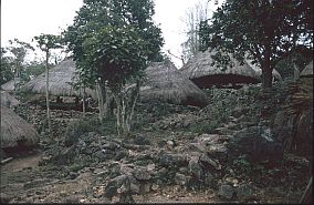 traditionelle Huser in Tamkesi