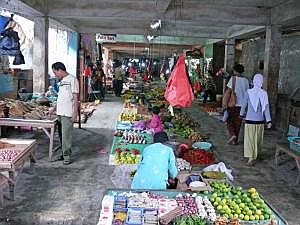 Pasar Impres, der Hauptmarkt