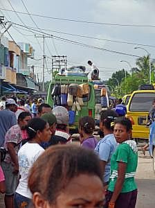 Strae beim Pasar Impres