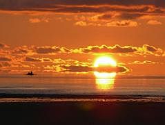 Insel Rani: Sonnenuntergang