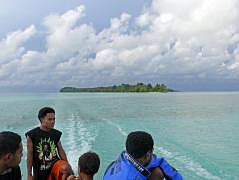 Fahrt von der Insel Rani zur Insel Insubabi