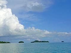 Fahrt von der Insel Insubabi nach Pulau Mansaki