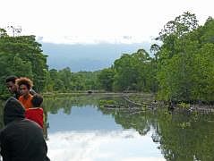 Fahrt von Rayori durch die Mangroven zurck nach Korido
