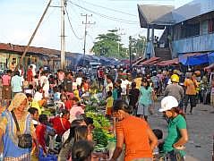 Hauptmarkt in Manokwari