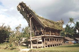 Nanggala: Traditionelles Haus