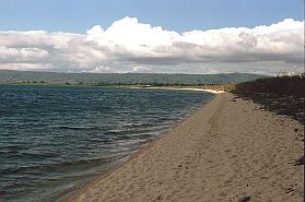 Strand am Poso-See