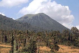 Blick auf Gunung Lokon