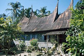 Minangkabau-Dorf