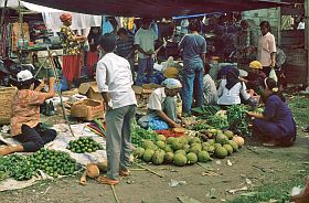 Markt in N-Sumatra