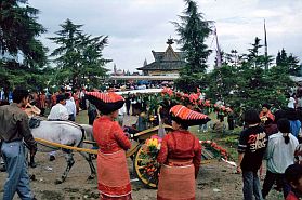 Fruchtfestival in Berastagi: Umzug