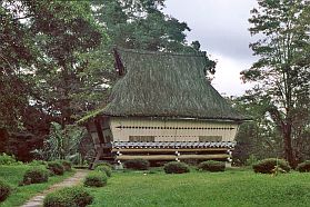 Traditionelle Huser in Pematang Purba