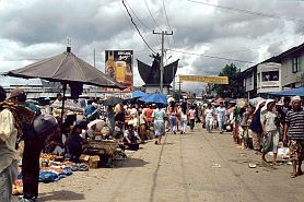 Straenmarkt in Sidikalang